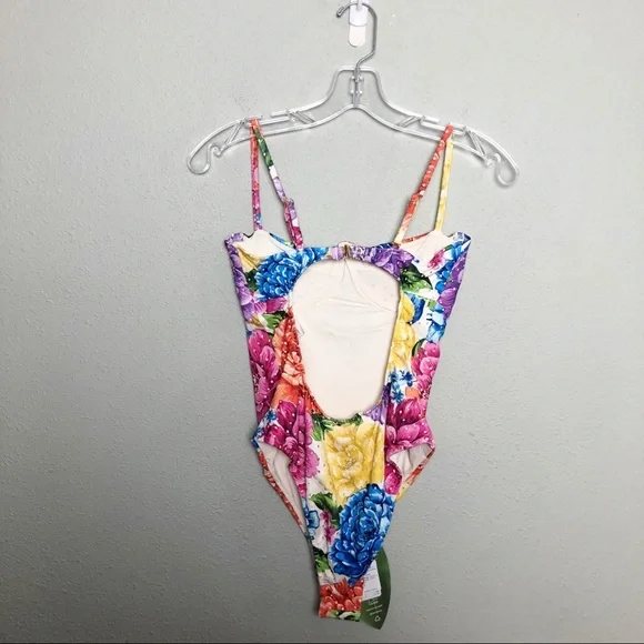 Farm Rio Chita Swimsuit One Piece Floral Size Large - Picture 6 of 11
